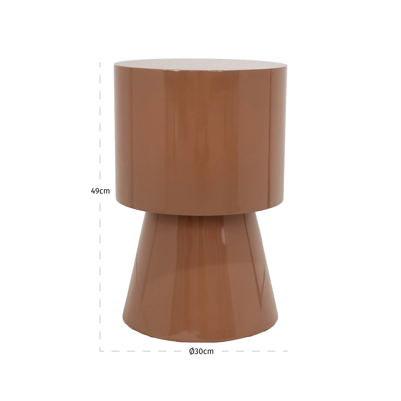 Richmond Interiors Beistelltisch Liza mocha mousse Beistelltisch Richmond Interiors