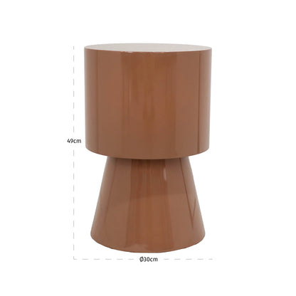 Richmond Interiors Beistelltisch Liza mocha mousse Beistelltisch Richmond Interiors