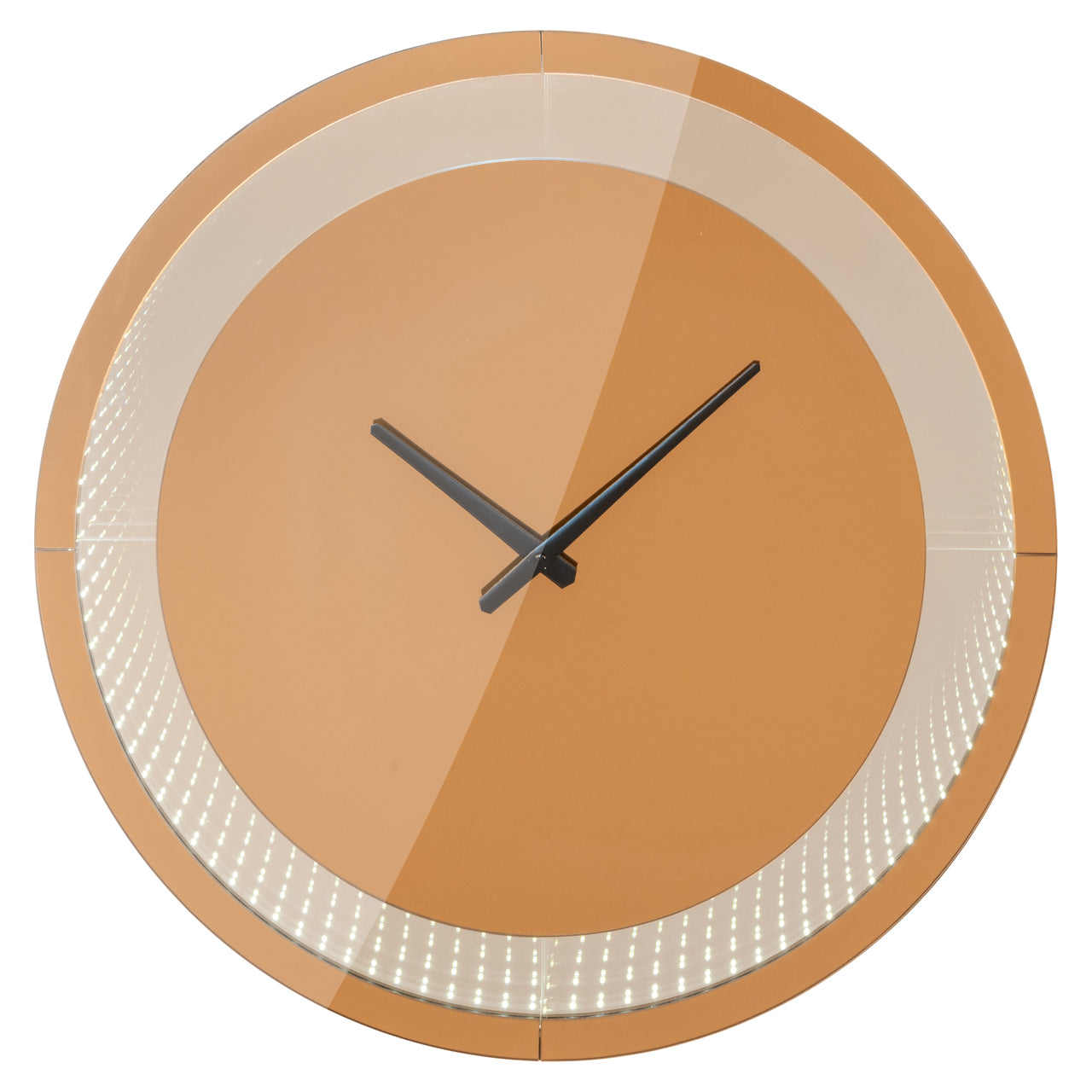 Richmond Interiors Wandlampe Julia brown - Led Clock