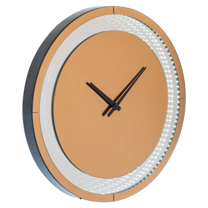 Richmond Interiors Wandlampe Julia brown - Led Clock