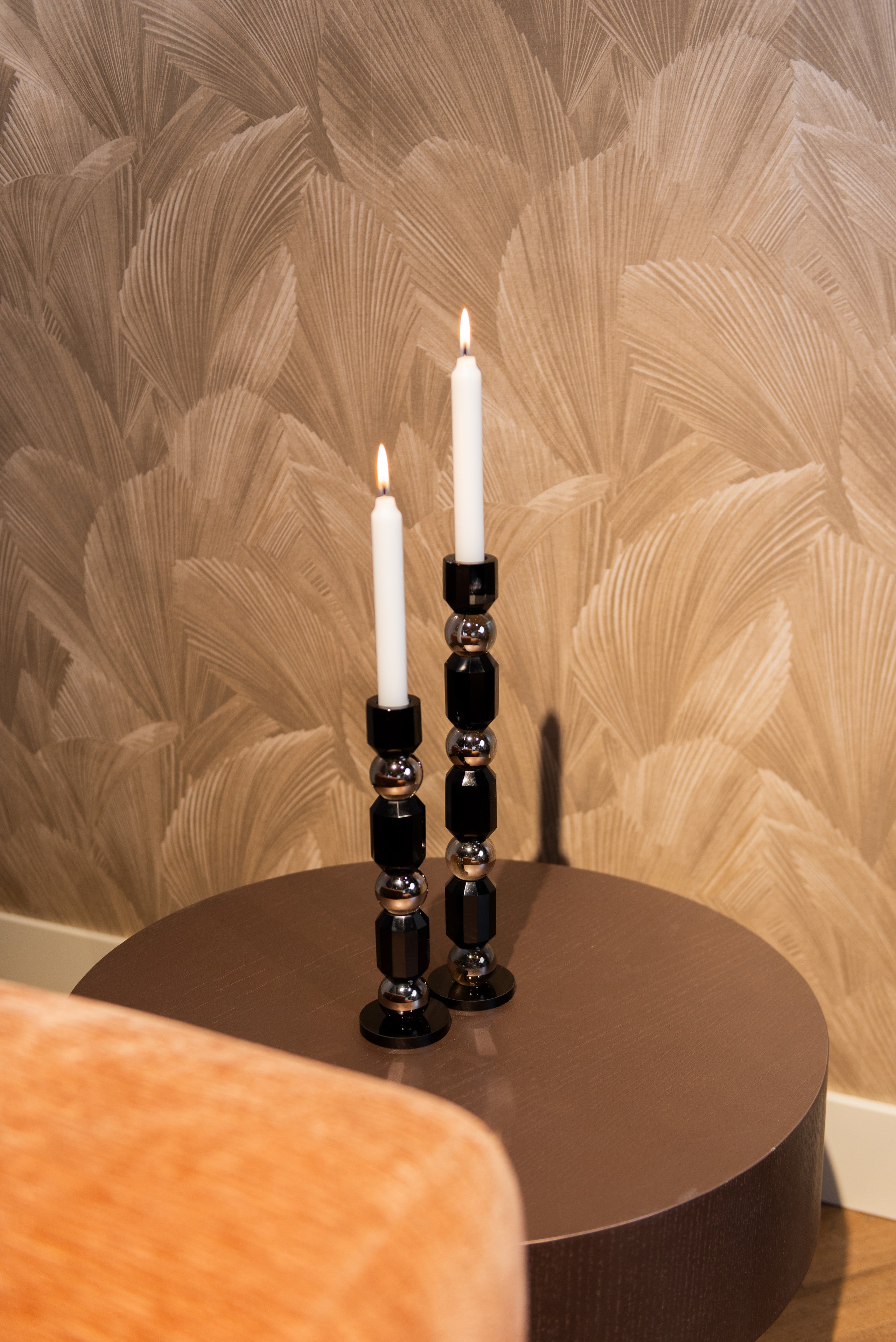 Richmond Interiors Kerzenhalter Jessy black large Richmond Interiors