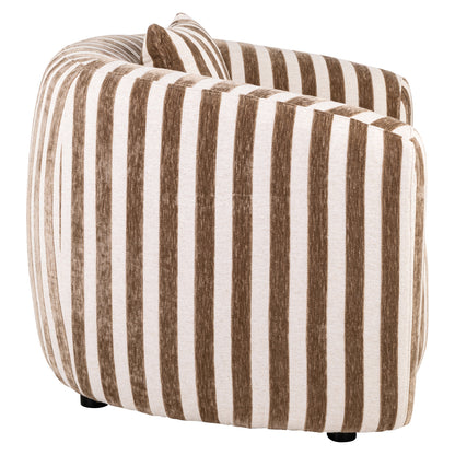 Richmond Interiors Lounge Stuhl Luxandra stripes sand Richmond Interiors