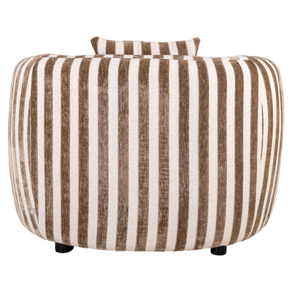 Richmond Interiors Lounge Stuhl Luxandra stripes sand Richmond Interiors