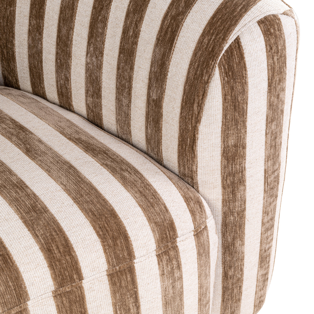 Richmond Interiors Lounge Stuhl Luxandra stripes sand Richmond Interiors