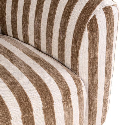 Richmond Interiors Lounge Stuhl Luxandra stripes sand Richmond Interiors