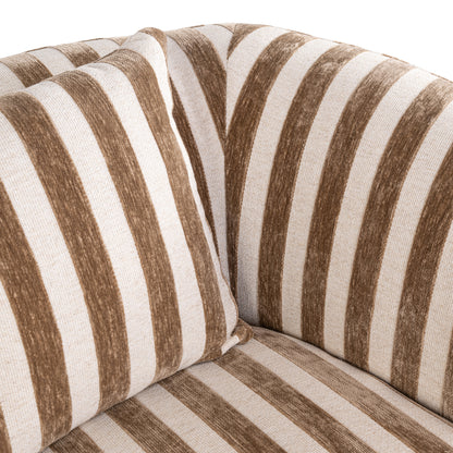 Richmond Interiors Lounge Stuhl Luxandra stripes sand Richmond Interiors
