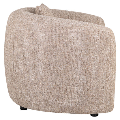 Richmond Interiors Lounge Stuhl Luxandra sand tweed fire retardant Lounge Stuhl Richmond Interiors