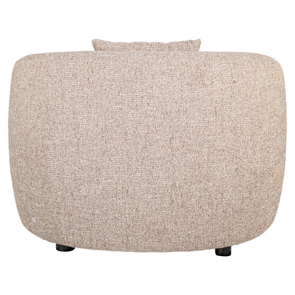 Richmond Interiors Lounge Stuhl Luxandra sand tweed fire retardant Lounge Stuhl Richmond Interiors