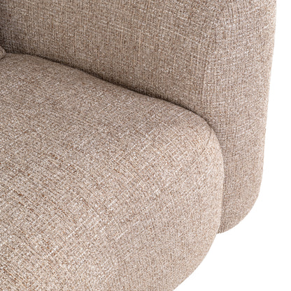 Richmond Interiors Lounge Stuhl Luxandra sand tweed fire retardant Lounge Stuhl Richmond Interiors