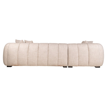 Richmond Interiors Sofa Novaro cream tweed lounge left fire retardant