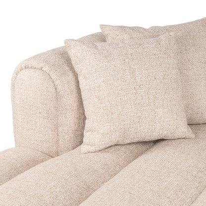 Richmond Interiors Sofa Novaro cream tweed lounge left fire retardant