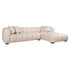 Richmond Interiors Sofa Novaro cream tweed lounge right fire retardant Sofa Richmond Interiors