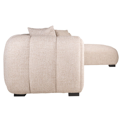 Richmond Interiors Sofa Novaro cream tweed lounge right fire retardant Sofa Richmond Interiors