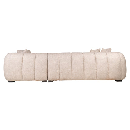Richmond Interiors Sofa Novaro cream tweed lounge right fire retardant Sofa Richmond Interiors