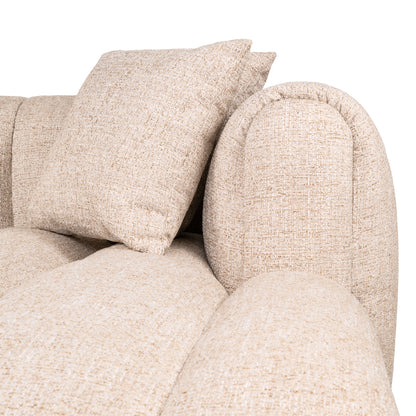 Richmond Interiors Sofa Novaro cream tweed lounge right fire retardant Sofa Richmond Interiors