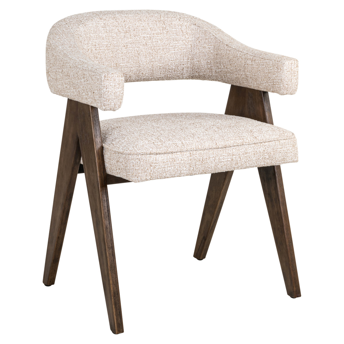 Richmond Interiors Esszimmerstuhl Mori cream tweed fire retardant Richmond Interiors