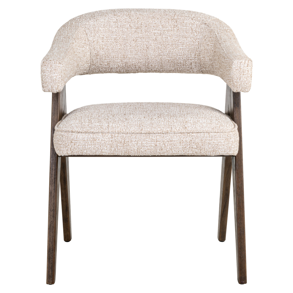 Richmond Interiors Esszimmerstuhl Mori cream tweed fire retardant Richmond Interiors