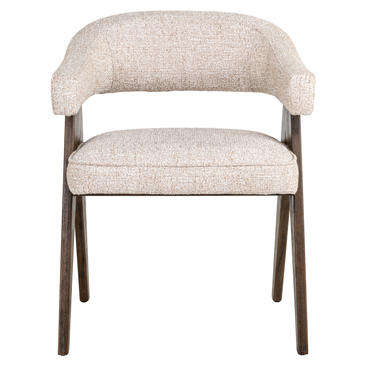Richmond Interiors Esszimmerstuhl Mori cream tweed fire retardant Esszimmerstuhl Richmond Interiors