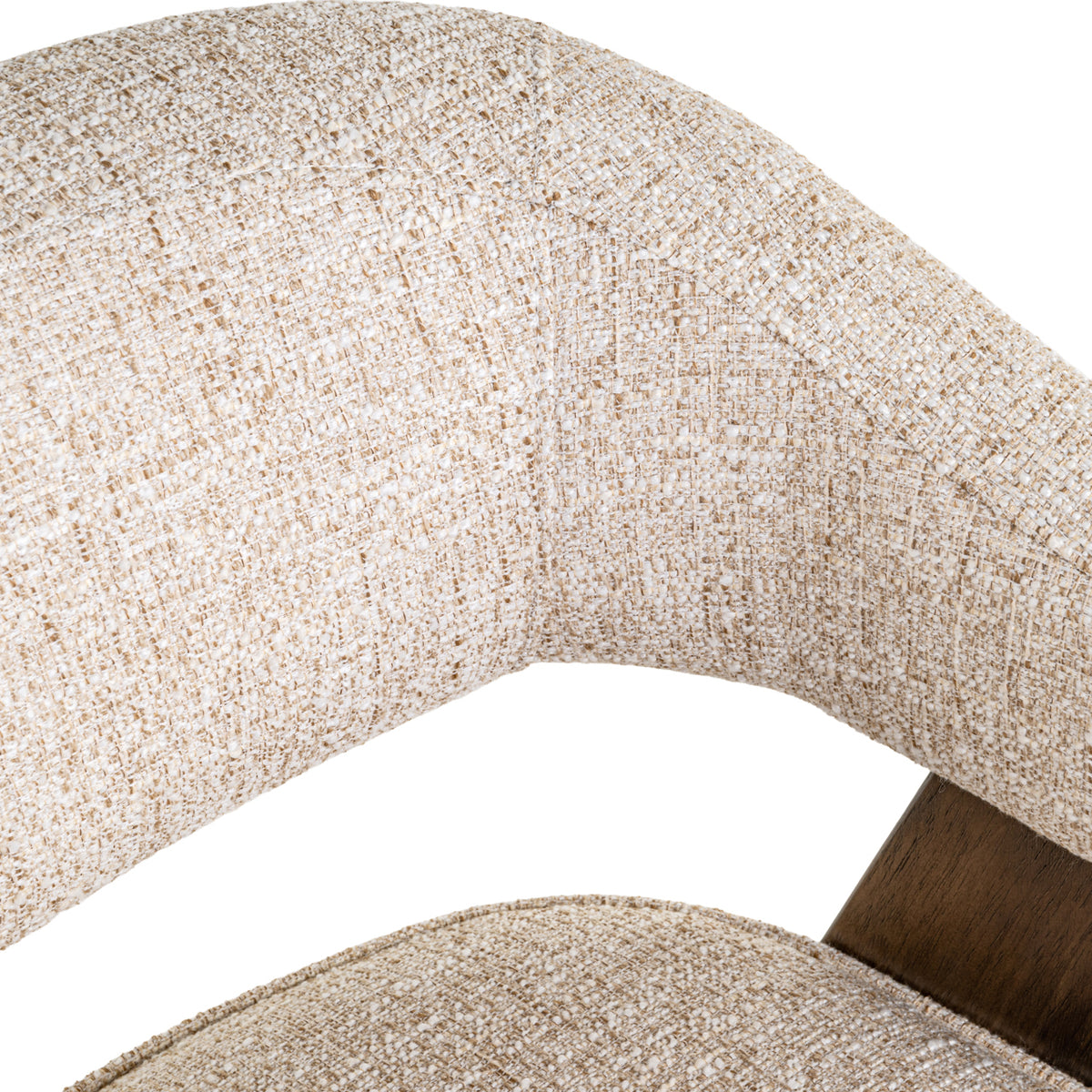 Richmond Interiors Esszimmerstuhl Mori cream tweed fire retardant Richmond Interiors