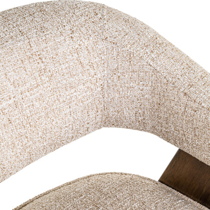 Richmond Interiors Esszimmerstuhl Mori cream tweed fire retardant Richmond Interiors