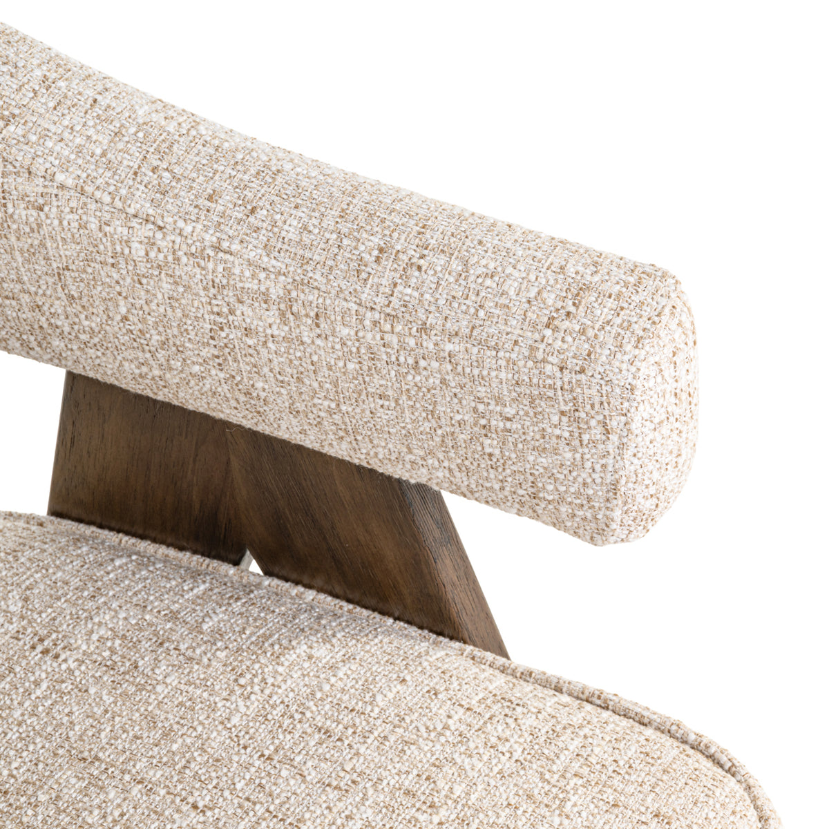 Richmond Interiors Esszimmerstuhl Mori cream tweed fire retardant Richmond Interiors