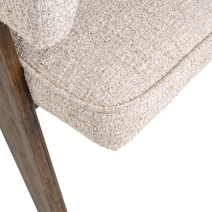 Richmond Interiors Esszimmerstuhl Mori cream tweed fire retardant Richmond Interiors