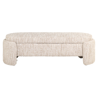 Richmond Interiors Bank Cupid beige angora with storage