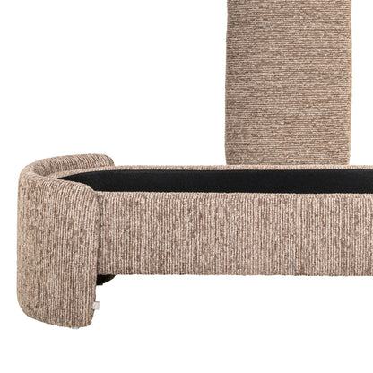 Richmond Interiors Bank Cupid mocca linear with storage Bank Richmond Interiors