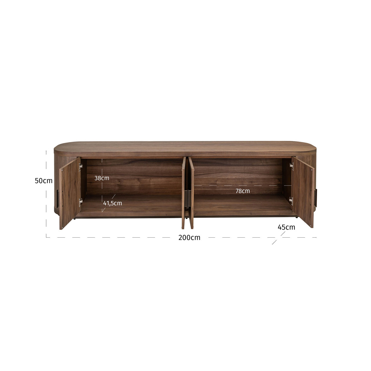 Richmond Interiors TV-Schrank Windsor walnut TV-Schrank Richmond Interiors