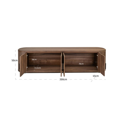 Richmond Interiors TV-Schrank Windsor walnut TV-Schrank Richmond Interiors