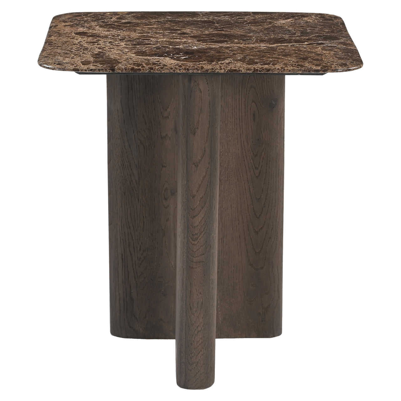 Richmond Interiors Beistelltisch Castello Smoked charchoal marble top Beistelltisch Richmond Interiors