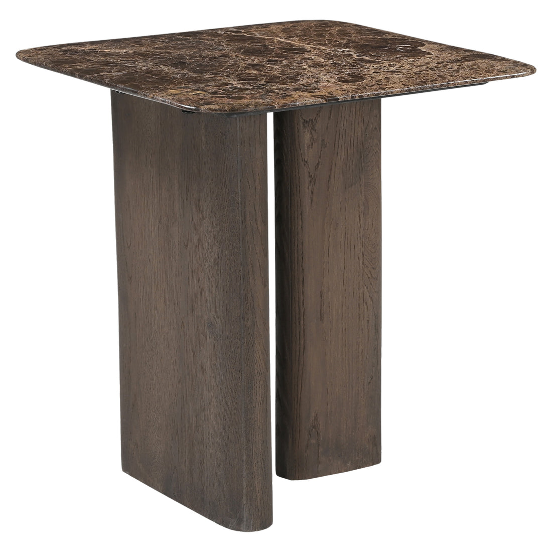 Richmond Interiors Beistelltisch Castello Smoked charchoal marble top Beistelltisch Richmond Interiors