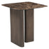 Richmond Interiors Beistelltisch Castello Smoked charchoal marble top Beistelltisch Richmond Interiors