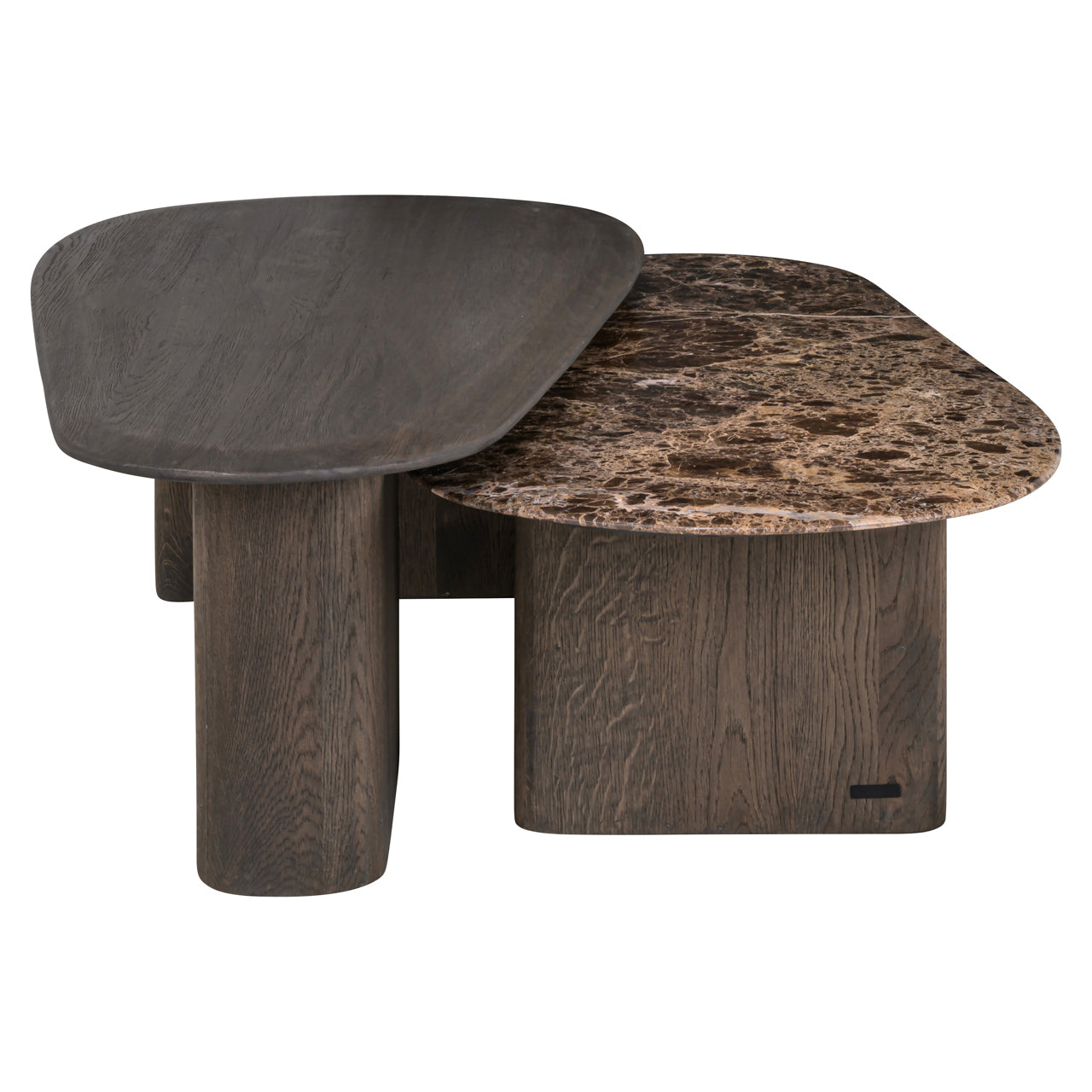 Richmond Interiors Couchtisch Castello Smoked charchoal (Set of 2) Couchtisch Richmond Interiors