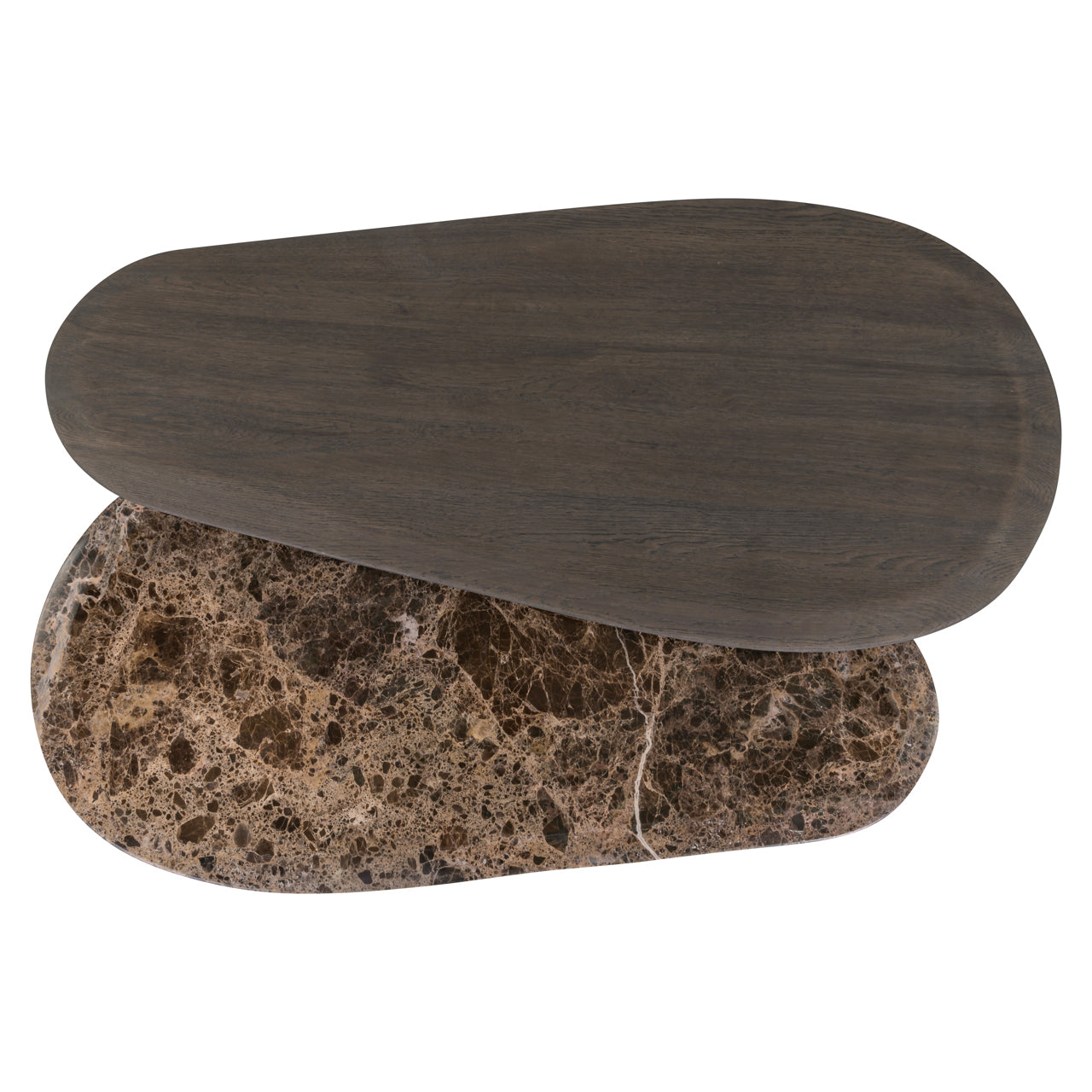 Richmond Interiors Couchtisch Castello Smoked charchoal (Set of 2) Couchtisch Richmond Interiors