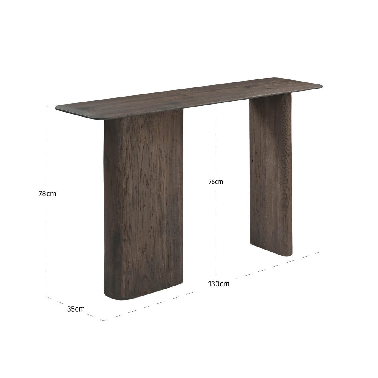 Richmond Interiors Konsole Castello Smoked charchoal Konsole Richmond Interiors