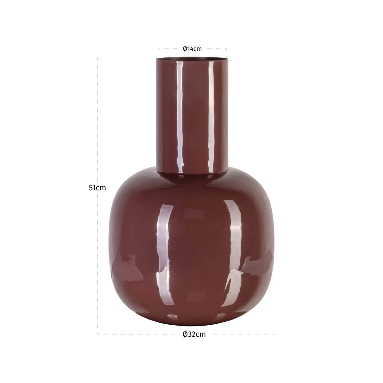 Richmond Interiors Vase Lily Sable brown Vase Richmond Interiors