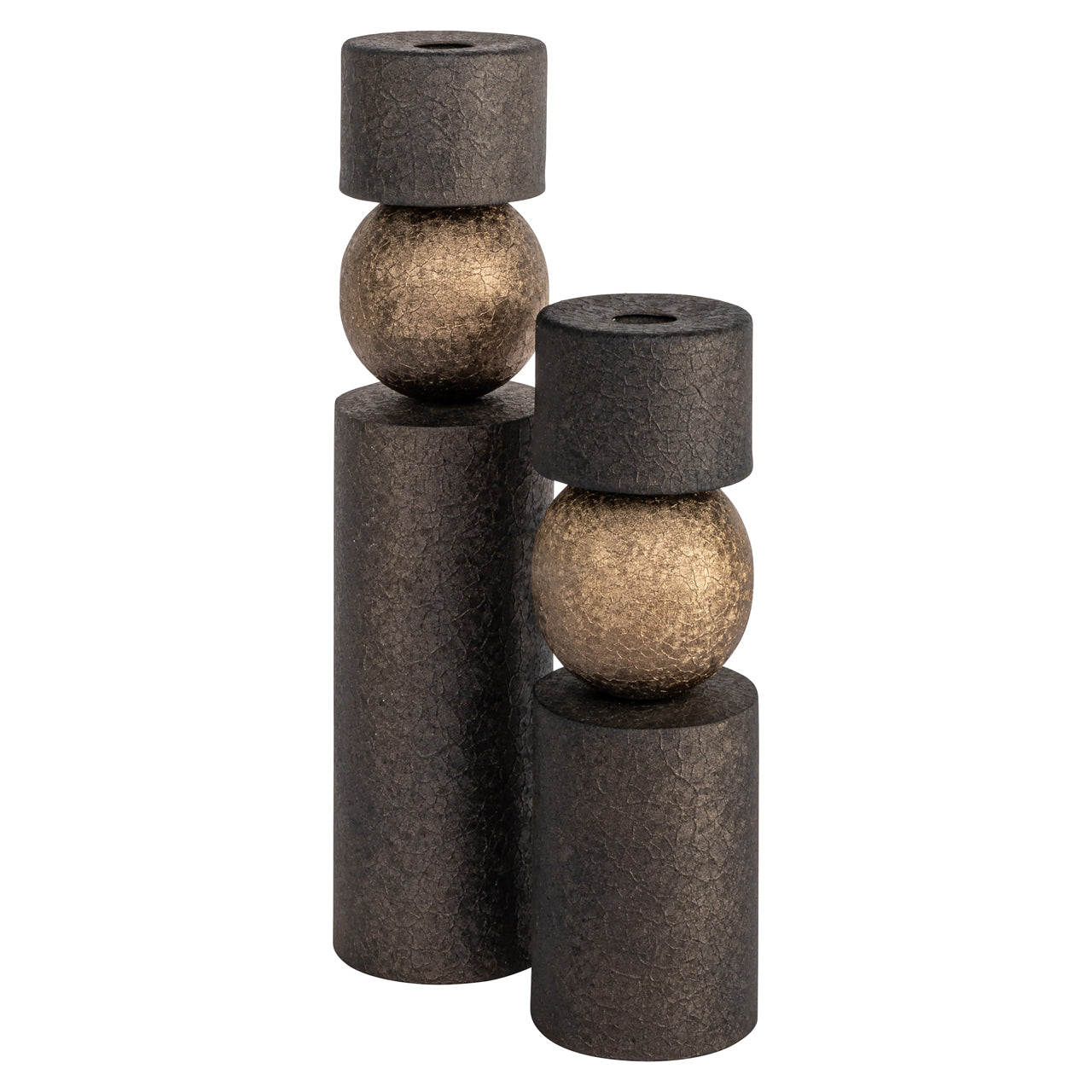 Richmond Interiors Kerzenhalter Hasley brass antique small Richmond Interiors