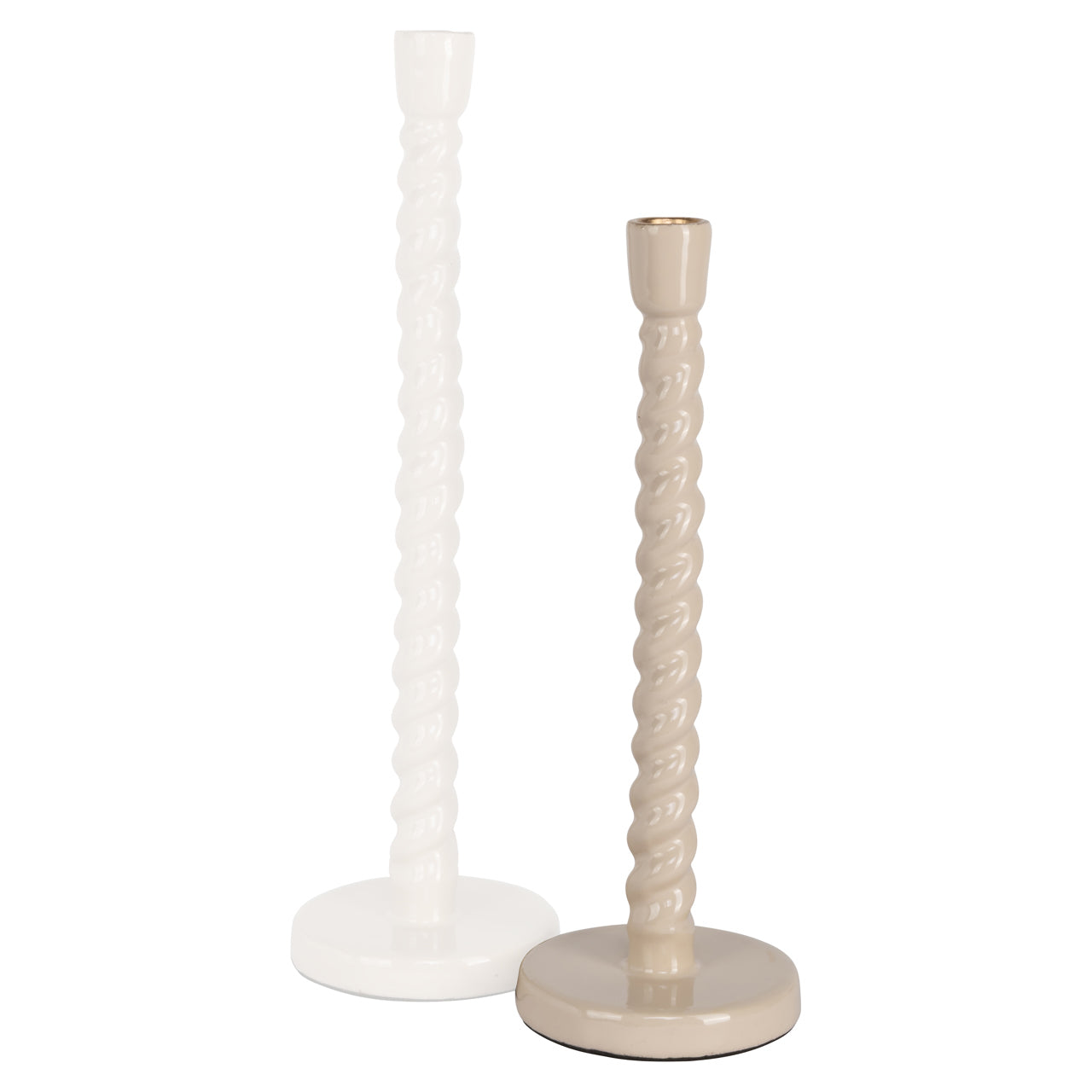 Richmond Interiors Kerzenhalter Nena tapioca small Richmond Interiors