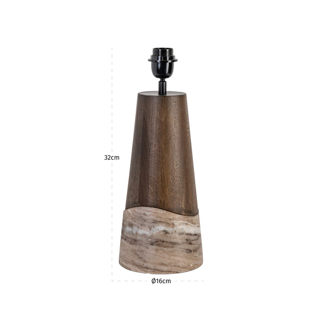 Richmond Interiors Tischlampe Peyton Smoked charchoal Tischlampe Richmond Interiors