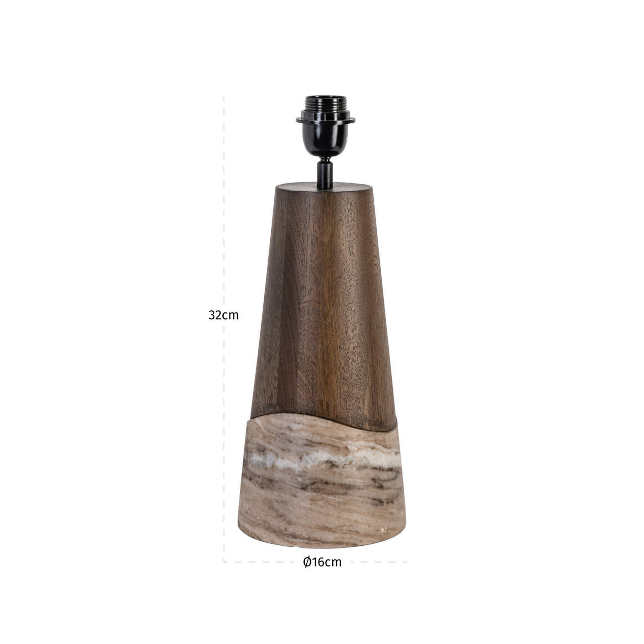 Richmond Interiors Tischlampe Peyton Smoked charchoal Tischlampe Richmond Interiors