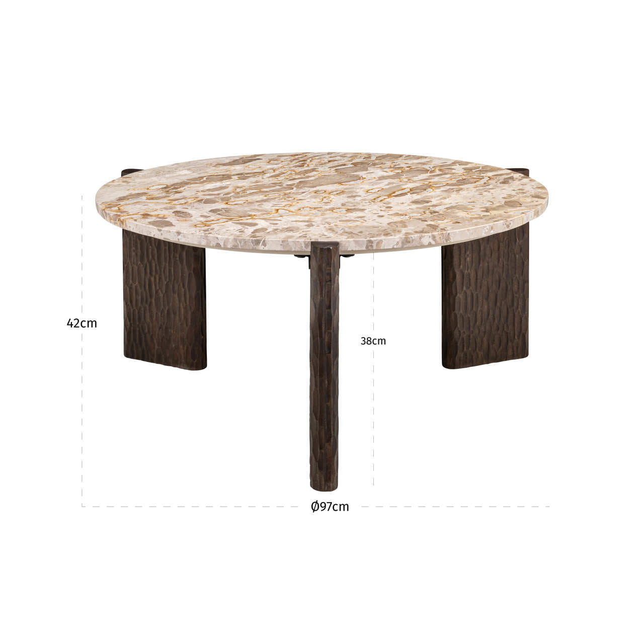 Richmond Interiors Couchtisch Kato natural Couchtisch Richmond Interiors