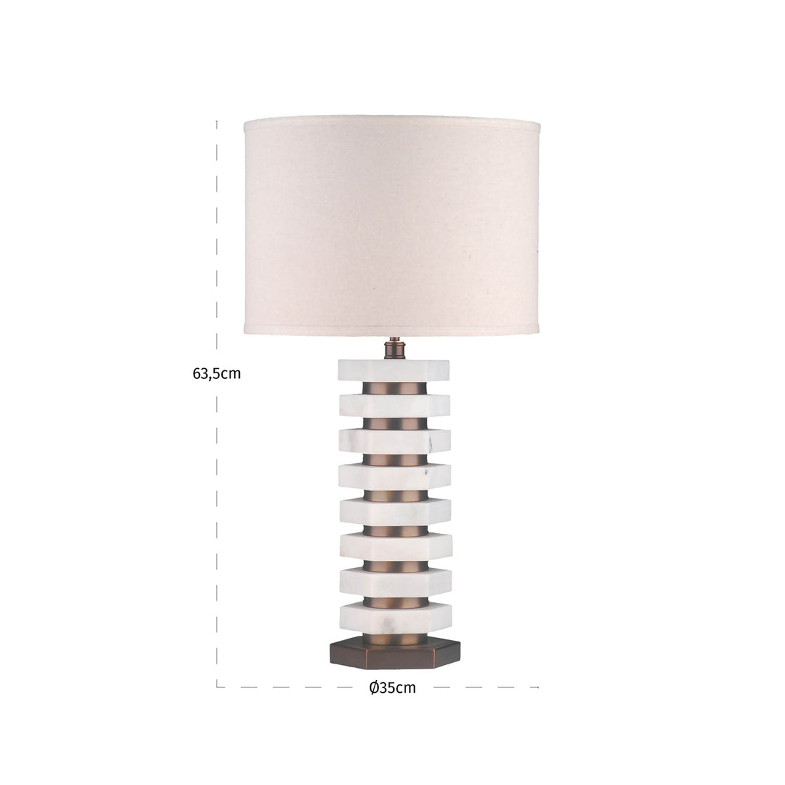 Richmond Interiors Tischlampe Haspen natural Tischlampe Richmond Interiors