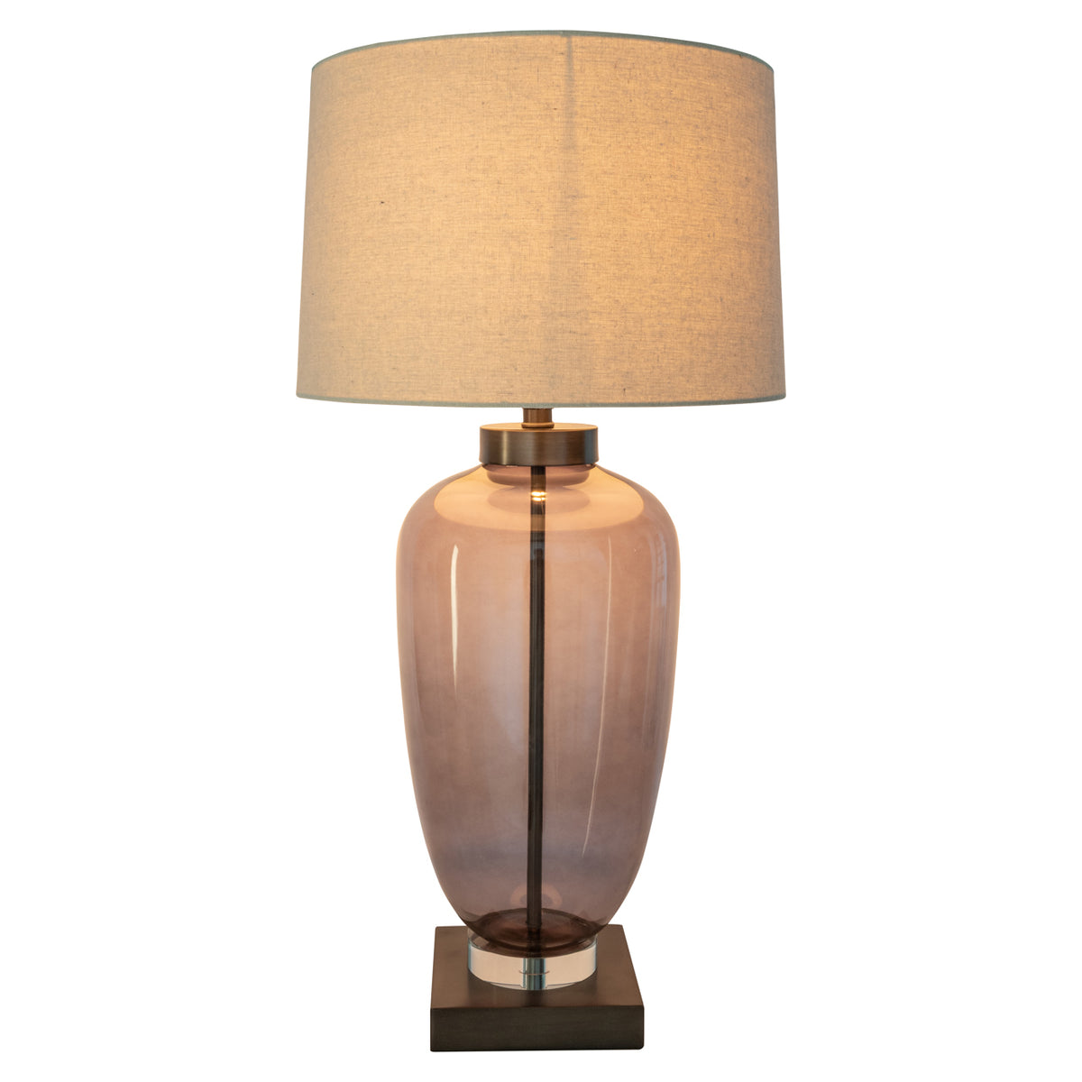 Richmond Interiors Tischlampe Monsoe smoke Richmond Interiors