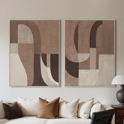 Richmond Interiors Wandkunst Tatu left brown Wandkunst Richmond Interiors
