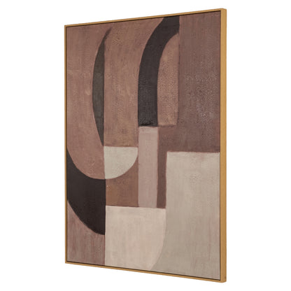 Richmond Interiors Wandkunst Tatu right brown Wandkunst Richmond Interiors