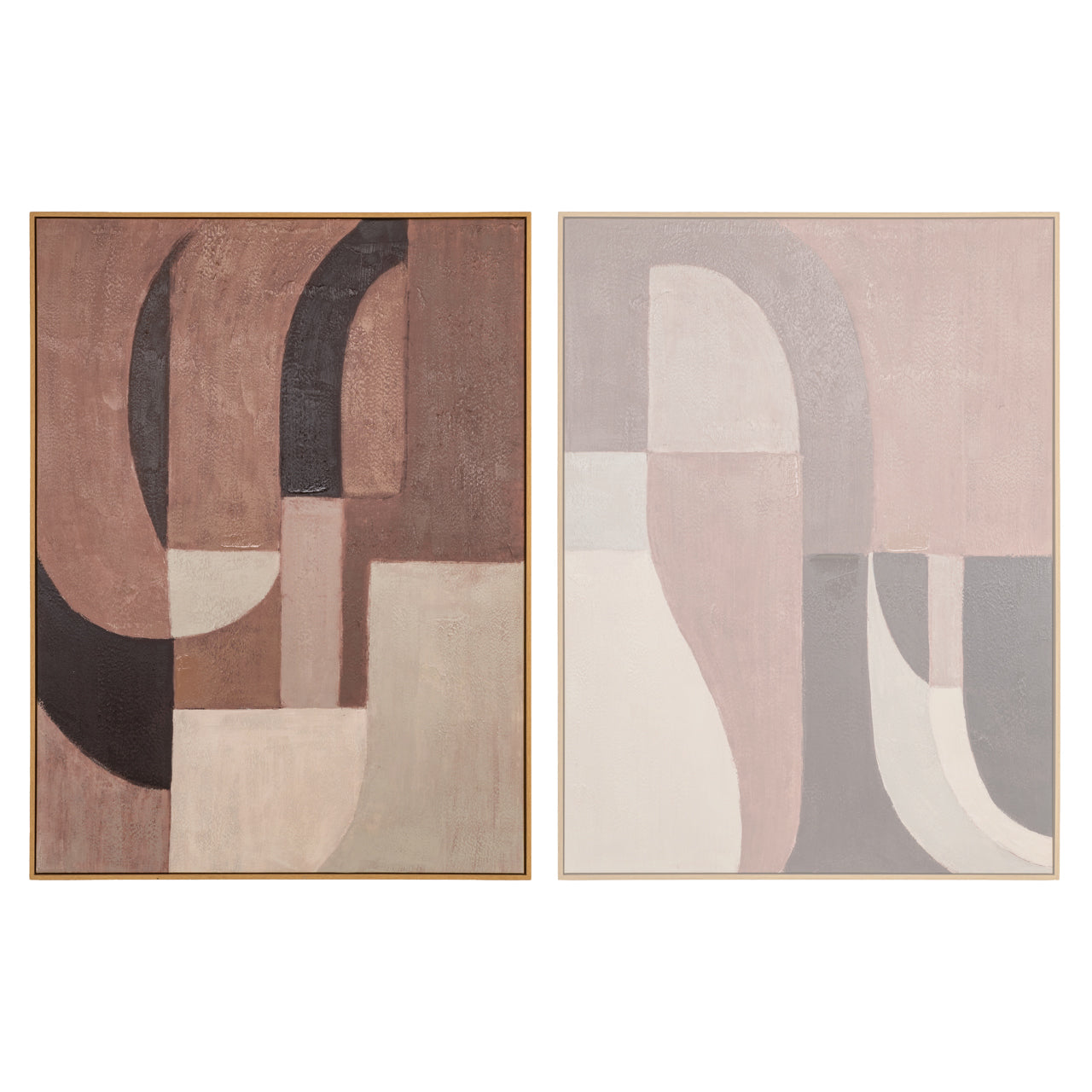 Richmond Interiors Wandkunst Tatu right brown Wandkunst Richmond Interiors