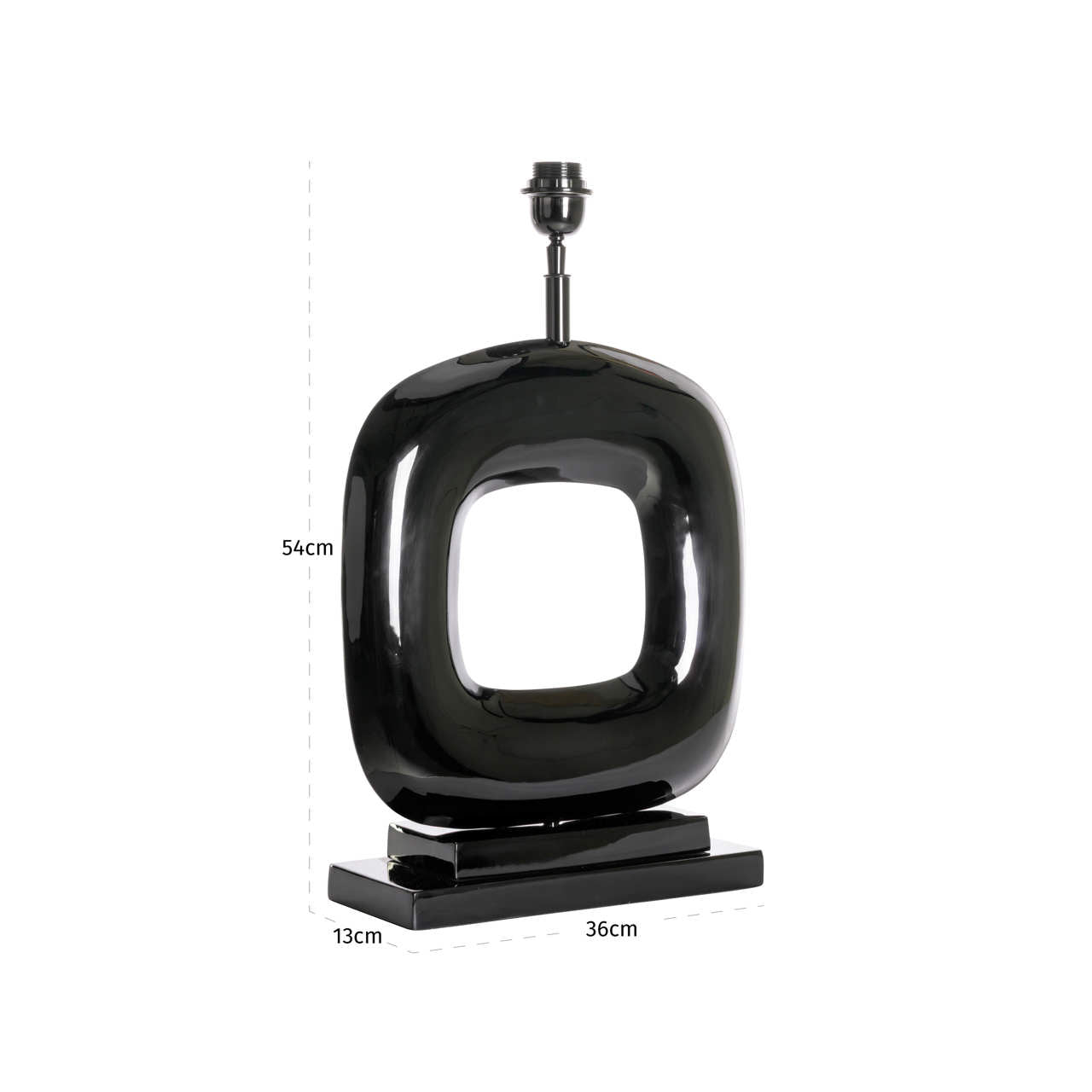 Richmond Interiors Tischlampe Rave black Richmond Interiors