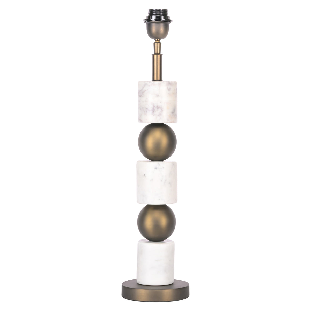 Richmond Interiors Tischlampe Kiera brass antique Richmond Interiors