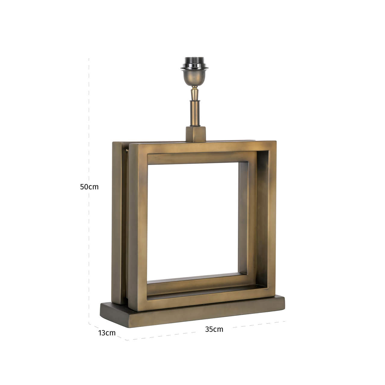 Richmond Interiors Tischlampe Kars bronze Richmond Interiors